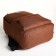 Youth backpack with lightning, external pocket, brown color