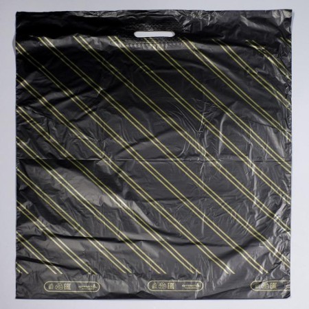 Golden strip package, plastic with a cut pen, 60 x 70 cm, 40 μm