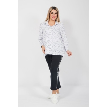 Female shirt, size 54, white color-2