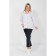 Female shirt, size 54, white color