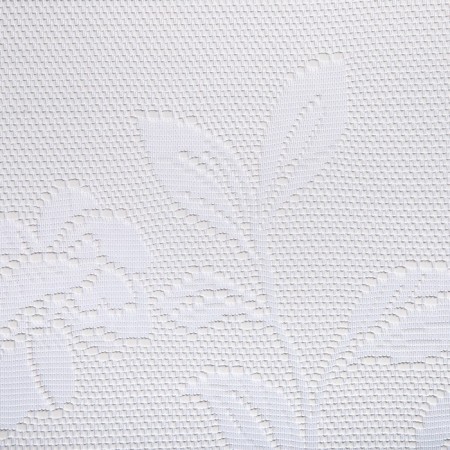 Tulle to the kitchen on a curtain tape 245x165 cm, the color is white, 100% polyester-1