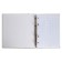A notebook on 4 rings A5, 120 sheets in the cell "silver. Metallic", boumvinyl cover, offset unit
