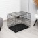 A cage for dogs and cats, a bunk 61 x 42 x 50 cm, black