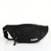Lightning waist bag, 3 outer pockets, black color