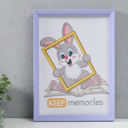 Photo frame plastic 21x30 cm 5 episode, light lilac-1