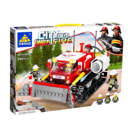 Designer Firefighters "Caterpillar All -terrain vehicle", shoots with water, 298 parts-3