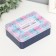 Rectangular metal box "Butterflies and flowers" 12.5x9.5x4.2 cm