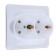 Double SE SE "Study", 16 A, 250 V, built-in, with salary, curtains, IP20, white, PC16-007B