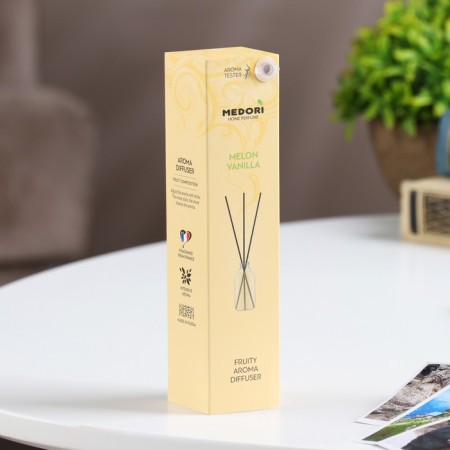 Diffusor aromatic Medori "Melon Vanilla", 30 ml, melon and vanilla-2