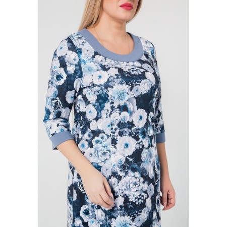 Women's dress, size 58, blue color-5