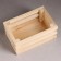 Wooden Kashpo 20 × 13 × 9.5 cm "Classic", three -bore, natural give beautifully