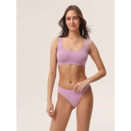 Panties thong mini women's mirey string mini, size 46, color Lilac-1