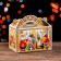 Gift box "Sculptural workshop of Santa Claus" 20 x 12 x 19 cm