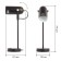 Board lamp N-117-E27-40W-BK black (12/48)