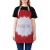 Apron kitchen with a photo print "Feast of the holiday", adjustable, size OS