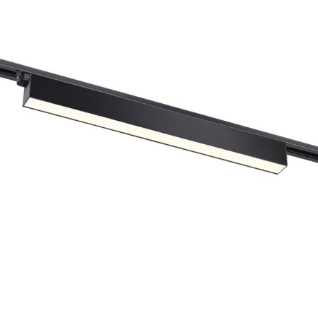 Snow -shaped single -phase three -core LED Novotech. Iter, 30W, LED, 66x580x36 mm, black color-3