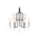 Crystal chandelier with Ambrella Light, Traditional, TR3249, 9HE14, Color Chrome