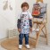 Apron with sleevens Children's Ethel "Funny Alphabet", 49 x 39 cm
