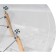 Glass table PT-151 Array Book/Metal, Natural 80x80x76 cm