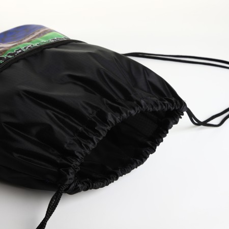 Bag for shoes on the lace, black color-2