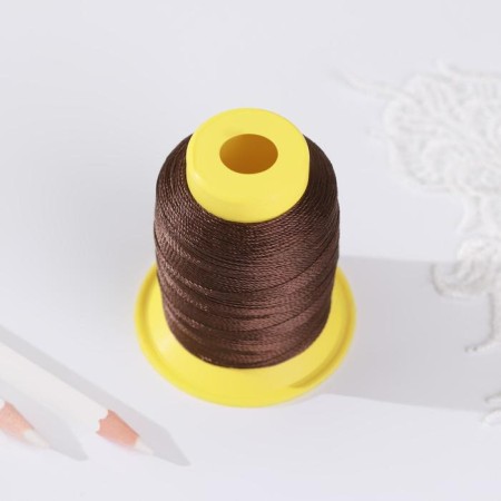 Shoe threads, 500D/3, 183 m, dark brown color-2