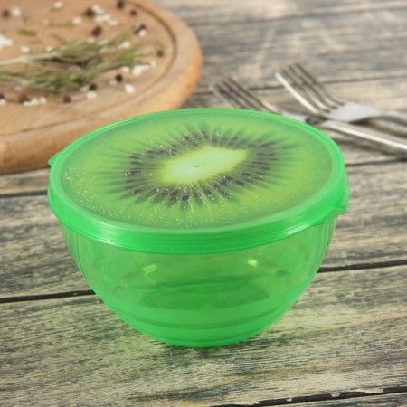 Container Plastic food shade "Juicy fruit", 500 ml, color mix-8