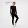 Women's thermal Bellard, Set: longsliv, leggings, size XS, black
