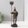 Polystone Climber "Rooster in the Military Camisole" 12x11x37.5 cm
