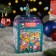 Gift box "Winter Fantasy" in turquoise, 12 x 12 x 17 cm