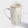 Porcelain shade White Style, 380 ml, white color