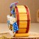 Wooden piggy bank "Brown Kuzma", mix