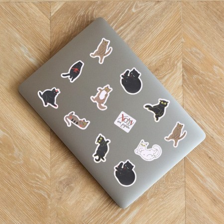 A set of paper stickers "Cat", 10 pcs-5