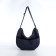 Youth bag with zipper, dark blue color