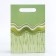 Gift box-package, packaging with a cut handle, "green grace", 19 x 9 x 27 cm