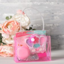 A set of cosmetics for a girl in the bag 