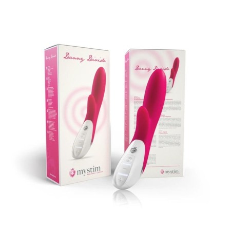 Vibrator Mystim Danny Divido, 27 cm, cherry-4