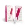Vibrator Mystim Danny Divido, 27 cm, cherry