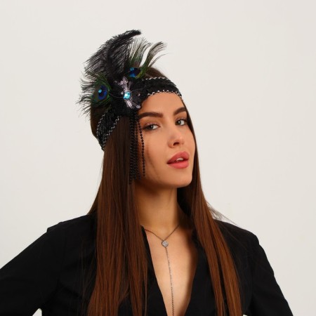 New Year's casting on the head with a pen, black color, for the new year-4
