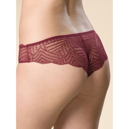 Female cowards, size 42, burgundy color-1