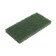 Sponge-pad green, medium stiffness, nylon, 25x12x2 cm
