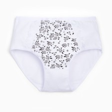 Panties female color white, size 50-52