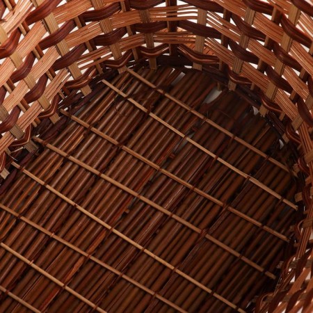 Basket wicker "picnic", without cover, 40x29x24/43 cm-5