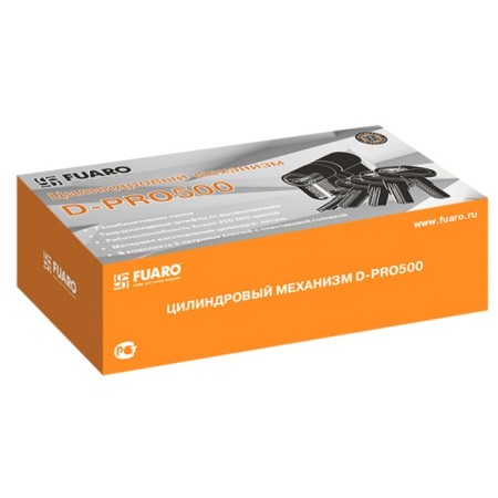 The cylinder mechanism Fuaro d-Pro500/90 (40x10x40) CP, 5 keys, color chromium-2