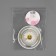 Silicone patch "Chamomile", luminous, 5 × 5 cm, white color