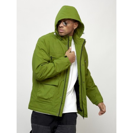Sports male jacket, size 50, green color-12