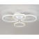 LED ceiling LED with Ambrella Light, Original, FA4061, 4XLED, 51 W, 4335LUM, 3000-6400K, white color, white