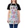 Apron kitchen with a photo print "Easter bunnies", adjustable, size OS