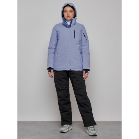 Ski suit, size 48, purple color-4