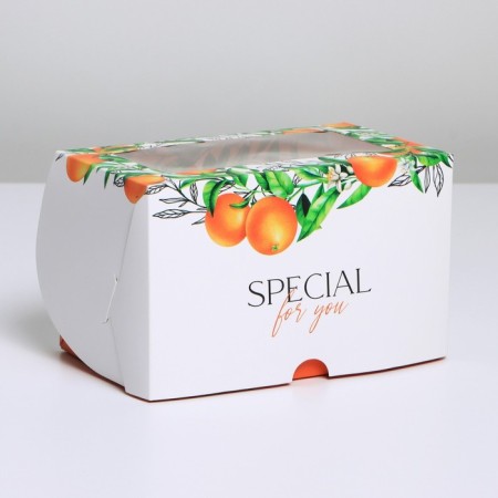 Confectionery packaging Bilateral "Orange", 16 x 10 x 10 cm-1