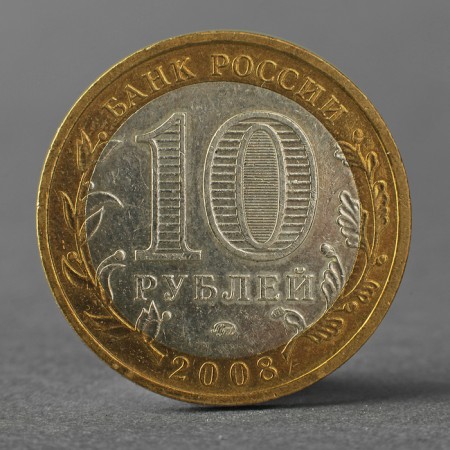 Coin "10 rubles 2008 DGR Azov MMD"-1